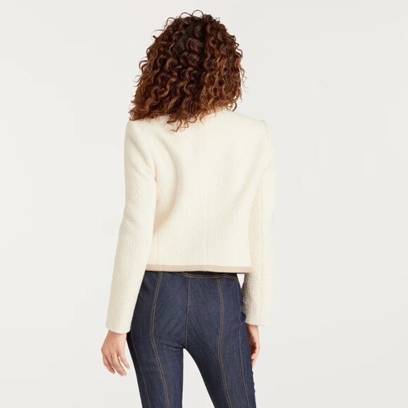 Cinq a Sept Junia Jacket 8 / Ivory - Picture 3 of 7